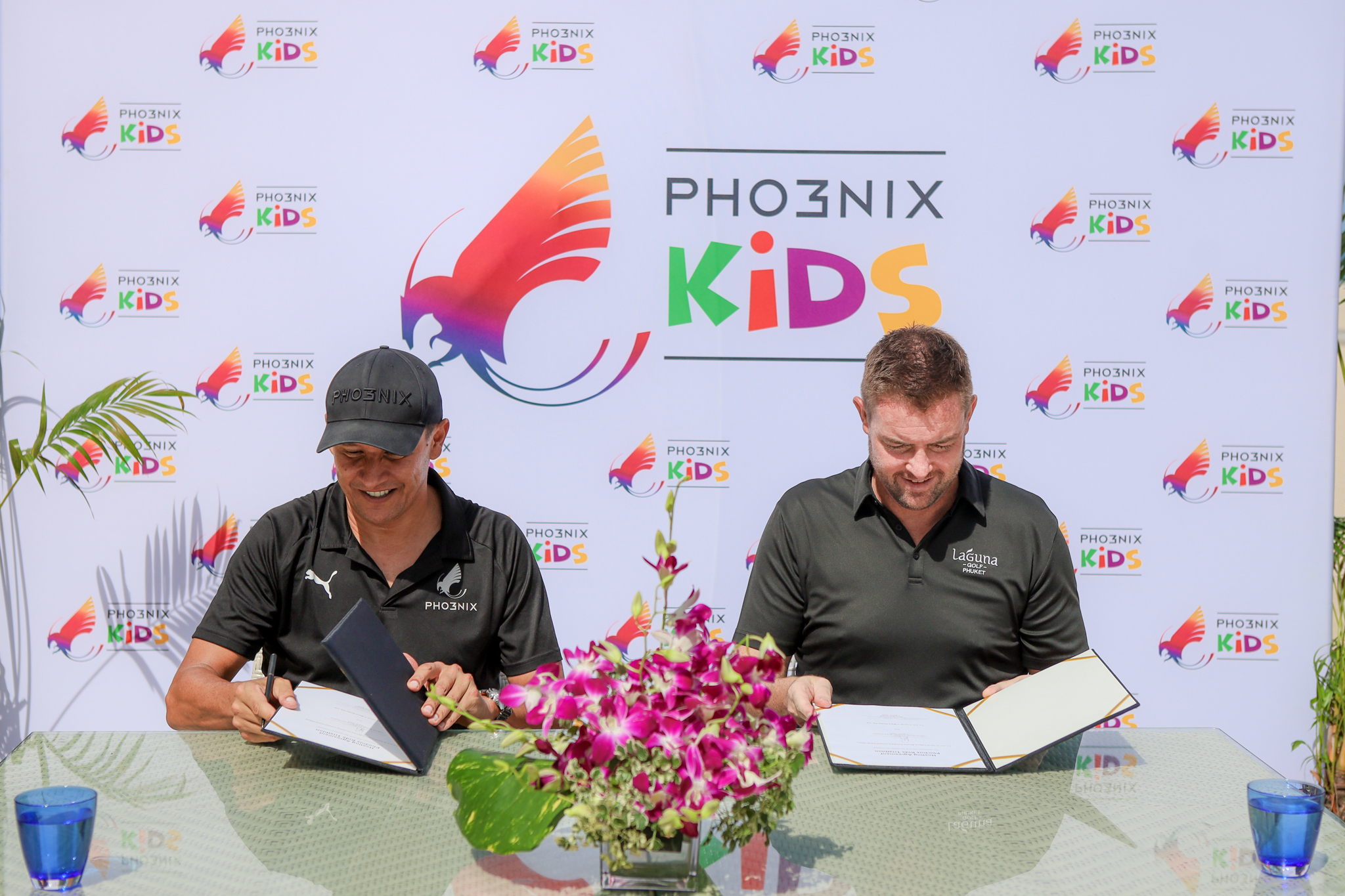 Pho3nix Kids and Laguna Phuket sign hosting agreement for Pho3nix Kids Triathlon